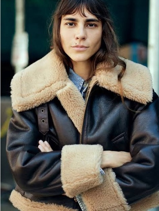 Zara Jackets & Blazers - ZARA Shearling Double Face Aviator Jacket - Almost New XL